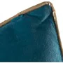 Cushion Alexandra House Living Blue Golden Velvet Textile 45 x 45 cm by Alexandra House Living, Cushions - Ref: D1626011, Pri...