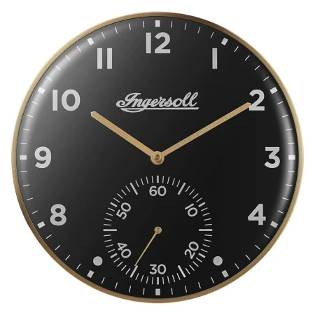 Horloge Murale Ingersoll 1892 IC003GB Doré Noir de Ingersoll 1892, Pendules murales - Réf : S7295337, Prix : 124,21 €, Remise...