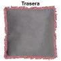 Cushion Alexandra House Living Grey Pink Textile 45 x 45 cm by Alexandra House Living, Cushions - Ref: D1626019, Price: 16,86...