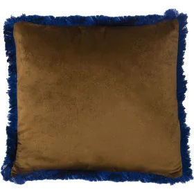 Cushion Alexandra House Living Blue Golden Textile 45 x 45 cm by Alexandra House Living, Cushions - Ref: D1626021, Price: 16,...