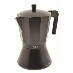 Italian Coffee Pot JATA CFI9 Black Aluminium (9 Cups) by JATA, Stovetop Coffee Makers - Ref: S7600309, Price: 21,56 €, Discou...