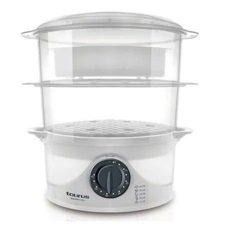 Electric Steam Cooker Taurus SALUTECOOK White 800 W by Taurus, Electric Steamers - Ref: S7600322, Price: 45,50 €, Discount: %