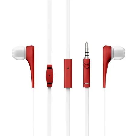 Headphones with Microphone Energy Sistem Red by Energy Sistem, Headphones and accessories - Ref: S7601537, Price: 6,39 €, Dis...