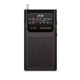 Radio SPC Internet 4588N ICY MAX Negro Sintonizador AM/FM de SPC Internet, Radios - Ref: S7602351, Precio: 15,19 €, Descuento: %