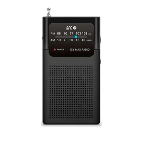 Radio SPC Internet 4588N ICY MAX Noir Tuner AM/FM de SPC Internet, Radio portables - Réf : S7602351, Prix : 15,83 €, Remise : %