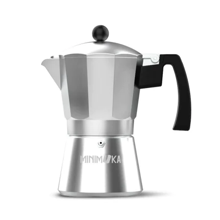 Italian Coffee Pot Taurus KCP9009 9T MINI MOKA Silver Aluminium (9 Cups) by Taurus, Stovetop Coffee Makers - Ref: S7602545, P...