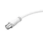 Antenna cable Hama 00205045 White 1,5 m by Hama, Cables - Ref: S7603117, Price: 5,78 €, Discount: %