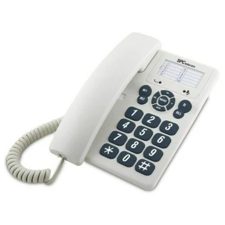 Landline Telephone SPC Internet 3602B White by SPC Internet, Analogue telephones - Ref: S7603303, Price: 17,59 €, Discount: %