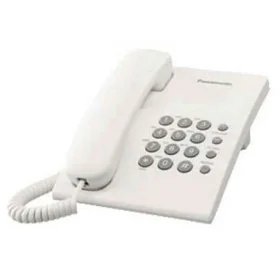 Telefono Fisso Panasonic KXTS500EXW Bianco di Panasonic, Telefoni analogici - Rif: S7603310, Prezzo: 18,89 €, Sconto: %