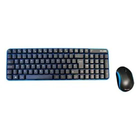 Keyboard and Wireless Mouse ELBE PTR101 Black by ELBE, Keyboard & Mouse Sets - Ref: S7605047, Price: 18,53 €, Discount: %