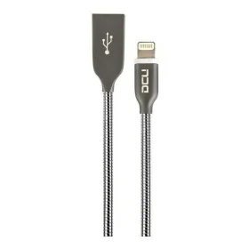 Cable USB a Lightning DCU 34101260 Gris (1M) de DCU Tecnologic, Cables USB - Ref: S7606961, Precio: 18,46 €, Descuento: %