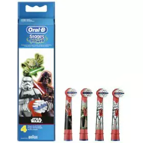 Testina di Ricambio Oral-B 80352668 Rosso Bianco 4 Unità di Oral-B, Spazzolini da denti elettrici e accessori - Rif: S7607900...