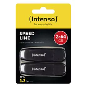 Clé USB INTENSO 3533494 Noir 64 GB (2 Unités) de INTENSO, Clés USB - Réf : S7610494, Prix : 12,04 €, Remise : %