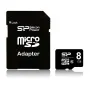 Cartão de Memória Micro SD com Adaptador Silicon Power SP008GBSTHBU1V10SP 8 GB de Silicon Power, Cartões de memória - Ref: S7...