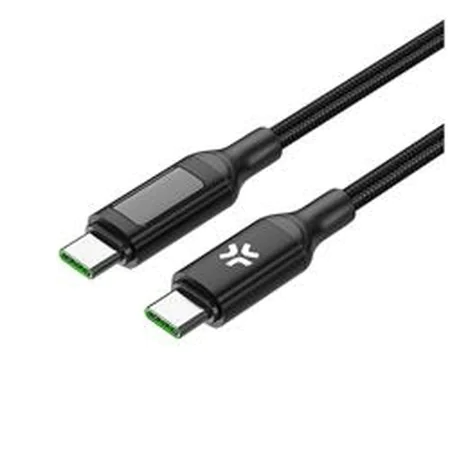 Cable USB-C Celly USBCUSBC100WLED Negro de Celly, Cables USB - Ref: S77099381, Precio: 17,99 €, Descuento: %