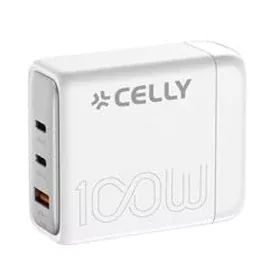 Wall Charger Celly PS3GAN100WWH White 100 W by Celly, Chargers - Ref: S77101938, Price: 46,09 €, Discount: %