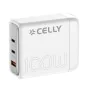 Chargeur mural Celly PS3GAN100WWH Blanc 100 W de Celly, Chargeurs - Réf : S77101938, Prix : 46,09 €, Remise : %