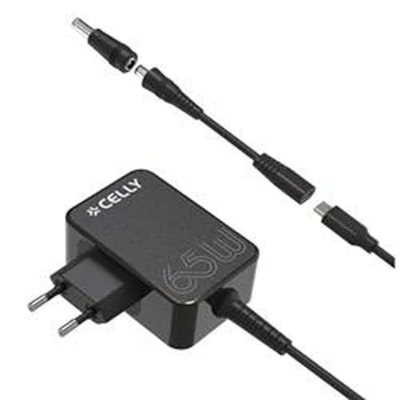 Wall Charger Celly TCTIPS65WBK Black 65 W by Celly, Chargers - Ref: S77101945, Price: 32,45 €, Discount: %