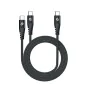 USB-C Cable Celly USBC2USBCBK Black 1,3 m by Celly, USB Cables - Ref: S77102869, Price: 17,99 €, Discount: %