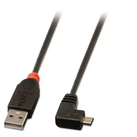 Câble USB 2.0 A vers Micro USB B LINDY 31977 2 m Noir de LINDY, Câbles USB - Réf : S7714523, Prix : 7,34 €, Remise : %