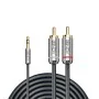 Câble Audio Jack (3,5 mm) vers 2 RCA LINDY 35333 de LINDY, Câbles - Réf : S7715219, Prix : 9,43 €, Remise : %