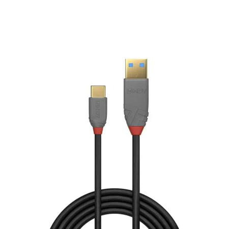 USB A to USB C Cable LINDY 36887 Black 2 m by LINDY, USB Cables - Ref: S7715497, Price: 10,25 €, Discount: %