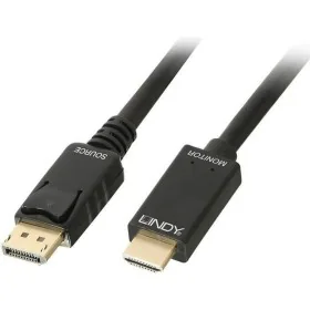 Adaptateur DisplayPort vers HDMI LINDY 36921 Noir de LINDY, Adaptateurs DP-HDMI - Réf : S7715542, Prix : 16,27 €, Remise : %