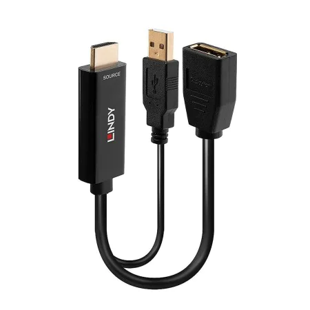 HDMI to DisplayPort adapter LINDY 38289 Black by LINDY, DP-HDMI adapters - Ref: S7715782, Price: 50,36 €, Discount: %