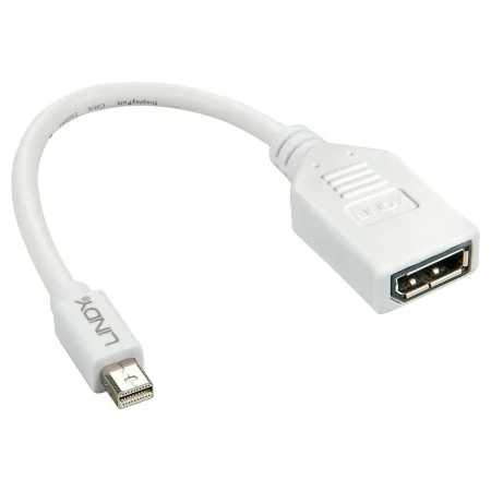 Adaptateur Mini DisplayPort vers DisplayPort LINDY 41021 Blanc de LINDY, Câbles DisplayPort - Réf : S7716737, Prix : 16,44 €,...