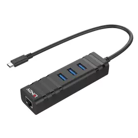 Hub USB LINDY 43249 Schwarz von LINDY, Netzwerk-Hubs - Ref: S7717102, Preis: 31,50 €, Rabatt: %