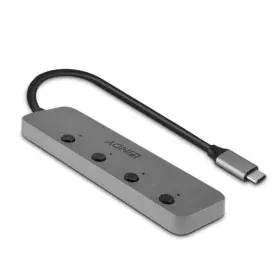 Hub USB-C LINDY 43383 Grigio (1 Unità) di LINDY, Hub USB - Rif: S77175319, Prezzo: 32,25 €, Sconto: %