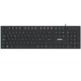 Clavier Nilox NXKBE000012 Noir Espagnol Qwerty de Nilox, Claviers - Réf : S77175437, Prix : 6,92 €, Remise : %