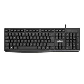 Keyboard Nilox NXKBE000013 Black Spanish Qwerty by Nilox, Keyboards - Ref: S77175438, Price: 8,07 €, Discount: %