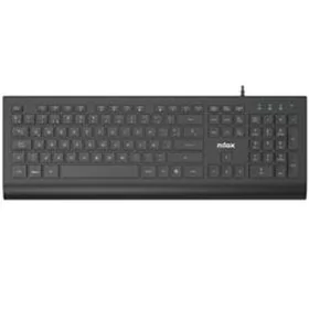 Tastatur Nilox NXKBE000014 Schwarz Qwerty Spanisch von Nilox, Tastaturen - Ref: S77175439, Preis: 10,39 €, Rabatt: %