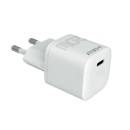 Chargeur mural Celly UCTC1USBC20WWH Blanc 20 W de Celly, Chargeurs - Réf : S77176598, Prix : 15,22 €, Remise : %