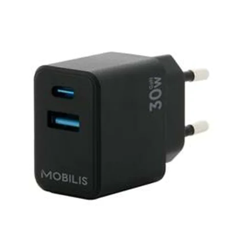 Cargador de Pared Mobilis 001362 Negro 30 W de Mobilis, Cargadores - Ref: S77178557, Precio: 26,12 €, Descuento: %