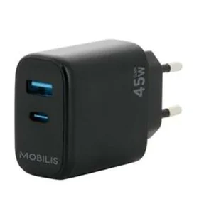 Wall Charger Mobilis 001363 Black 45 W by Mobilis, Chargers - Ref: S77178558, Price: 35,55 €, Discount: %