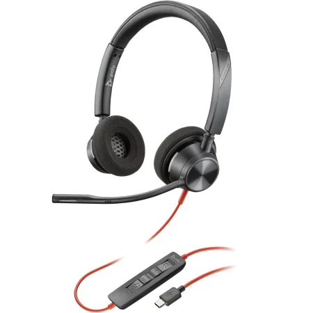 Headphones with Microphone HP Blackwire 3320 Black by HP, PC Headsets - Ref: S77179792, Price: 37,93 €, Discount: %