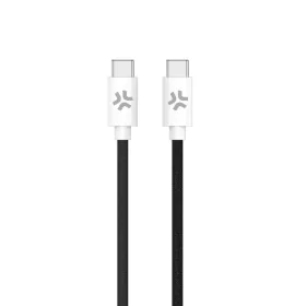 Câble USB-C Celly USBCUSBCCOTTBK Noir 1,5 m de Celly, Câbles USB - Réf : S77185210, Prix : 10,65 €, Remise : %