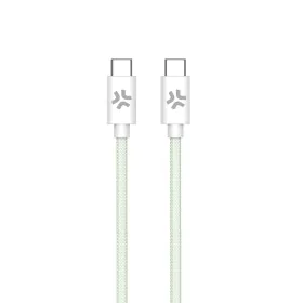 Câble USB-C Celly USBCUSBCCOTTGN Vert 1,5 m de Celly, Câbles USB - Réf : S77185211, Prix : 10,65 €, Remise : %