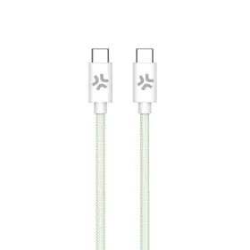 Câble USB-C Celly USBCUSBCCOTTGN Vert 1,5 m de Celly, Câbles USB - Réf : S77185211, Prix : 9,58 €, Remise : %