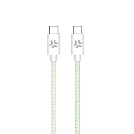 Câble USB-C Celly USBCUSBCCOTTGN Vert 1,5 m de Celly, Câbles USB - Réf : S77185211, Prix : 9,58 €, Remise : %