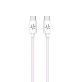 Câble USB-C Celly USBCUSBCCOTTPK Rose 1,5 m de Celly, Câbles USB - Réf : S77185213, Prix : 10,65 €, Remise : %