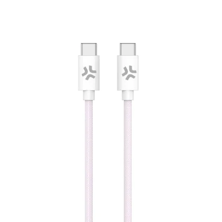 Câble USB-C Celly USBCUSBCCOTTPK Rose 1,5 m de Celly, Câbles USB - Réf : S77185213, Prix : 9,58 €, Remise : %