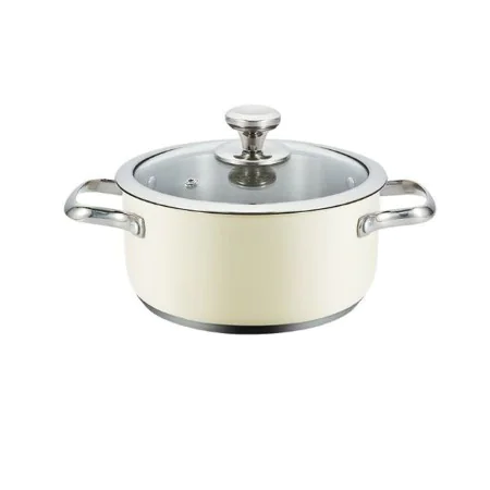 Casserole with lid Haeger PA-16H.005A Beige Ø 16 cm by Haeger, Casserole pans - Ref: S77185623, Price: 21,70 €, Discount: %