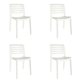 Sedia da giardino Garbar Wind Bianco polipropilene 50 x 78 x 54 cm 50 x 54 x 78 cm 4 Unità (4 Pezzi) di Garbar, Sedie per tav...