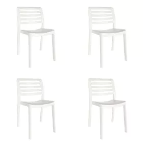 Sedia da giardino Garbar Wind Bianco polipropilene 50 x 78 x 54 cm 50 x 54 x 78 cm 4 Unità (4 Pezzi) di Garbar, Sedie per tav...