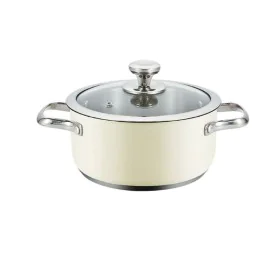 Casserole avec Couvercle Haeger PA-24H.008A Beige Ø 24 cm de Haeger, Faitouts - Réf : S77185630, Prix : 32,22 €, Remise : %