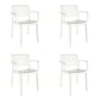 Silla de Jardín Garbar Wind Blanco Polipropileno 58 x 78 x 54 cm 58 x 54 x 78 cm 4 Unidades (4 Piezas) de Garbar, Sillas de c...