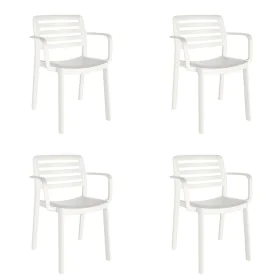 Chaise de jardin Garbar Wind Blanc polypropylène 58 x 78 x 54 cm 58 x 54 x 78 cm 4 Unités (4 Pièces) de Garbar, Chaises de ta...